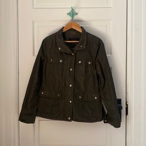 J Crew waxed canvas utility jacket